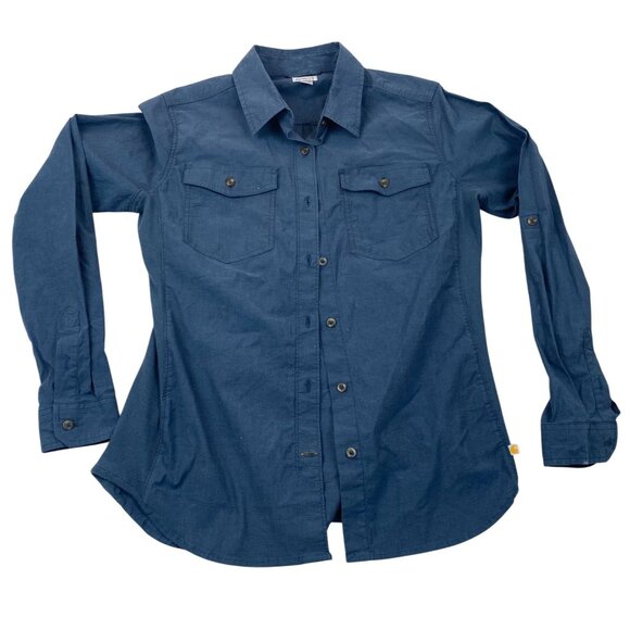 Carhartt Women's Shirt M (8/10) Long Sleeve Button-Up - Picture 1 of 9